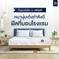 ราคา ขาย SOLOMON ที่นอนสปริงหนา 9 นิ้ว[ส่งฟรี] รุ่น Violet สีขาว สปริงเกรดโรงแรม 5 ดาว ฟรีหมอนหนุนและหมอนข้างพรีเมี่ยม (1732200904662420393)