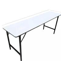 ราคา โต๊ะขายของพับเก็บได้ โต๊ะเอนกประสงค์หน้าขาว (เมลามีน) ขนาด 180x45x75 ซม.สีขาว สำหรับขายของและใช้งานทั่วไป โต๊ะ ikea สแตนเลส พร้อม มี อิเกีย (1733612074881811923)
