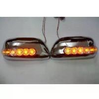 ราคา ♛ครอบกระจก LED สีขาว วีออส (vios) อัลติส (altis) ยาริส (yaris) แคมรี่ (camry) 2007 - 2012 สี ชุบโครเมียม✌ (1733289363216631688)