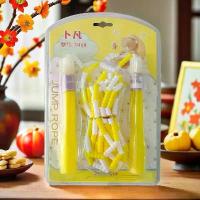 ราคา 2026 เชือกกระโดดสำหรับนักเรียน เชือกกระโดดไม้ไผ่ปรับได้ สีชมพู เขียว น้ำเงิน เหลือง (1733862336012060038)