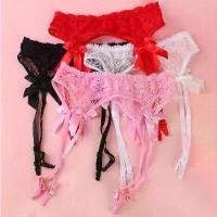 ราคา เข็มขัดรัดถุงเท้า ลูกไม้ เรียบหรู 4 ชิ้น มีโบว์และคลิปหนีบ ถุงน่องต้นขาสูงตาข่ายเซ็กซี่ สีดำ สีขาว สีแดง สีชมพู ดีไซน์ลูกไม้ลายดอกไม้โปร่ง ทำจากโพลีเอสเตอร์/ไนลอน ผสม ซักมือหรือซ (1732660386825209740)