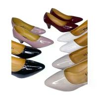 ราคา รองเท้าคัชชู หนังแก้ว ไซด์ 36 - 47 ส้นสูง 2 นิ้ว มีสีดำ สีครีม สีชมพู สีขาว สีแดง สำหรับสาวทำงานคะ (1734050270415521333)