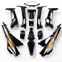 ราคา ชุดสีเวฟ100 เวฟ110 เฟรม Wave110 Wave100 ตัวเก่า สีดำ (1734107328475268637)