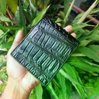 ราคา แนะนำ แนะนำ กระเป๋าหนังจระเข้ สีดำ กระเป๋าสตางค์หนังแท้ ข้างหลังกระเป๋า เสียบบัตรได้ กระเป๋าหนังจระเข้ เป็นส่วนท้องของจระเข้TikTok (1734288752078259820)