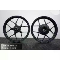 ราคา ล้อแม็กสำหรับรถมอเตอร์ไซค์-CLICK115-Scoopy-i-รุ่น-Y55-ขอบ-14สีดำ (1733868412888450270)
