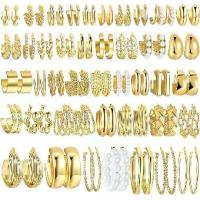 ราคา ชุดต่างหูห่วงทองสำหรับผู้หญิง 6-42 คู่ ต่างหูมุกหนาแฟชั่น ต่างหูงบบิด ต่างหูห่วงเล็กและใหญ่ แพ้ง่าย เหมาะสำหรับงานเลี้ยงวันเกิด สีทอง-42 คู่ (1731077140525976342)