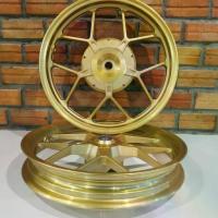 ราคา ล้อแม็ก Y55 หน้า 1.85-หลัง 2.15 ขอบ14 สีทอง Click125 Click125i, Click150 PCX,ฟรีลูกปืน+บูชในดุม (1733009058520663907)