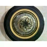 ราคา ล้อแม็กหน้า ใส่ได้ทั้งMsxและ MsxSF มือสอง แท้ถอดจากรถ สีทอง มีร่องรอยตามการใช้งาน (1733008842397419363)