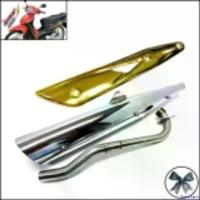 ราคา SavorSpot คุณภาพรับประกันได้ ท่อชาญสปีด CHANSPEED ท่อผ่า ชุบ+กันร้อนท่อ สีทอง สำหรับ เวฟ100sรุ่นใหม่2005 (wave100ubox) (ปลายท่อเหมือน wave125R) (ท่อผ่าเวฟ100 ท่อผ่าเวฟ100เก่า ท่อ (1730992973448382599)