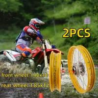 ราคา มอเตอร์ครอส ชุดล้อหน้าหลัง ชุดล้อโล วงล้อ วงล้อขึ้นซี่ลวด,ล้อขอบ (2วง) +ดุมเงา(หน้า-หลัง-ดุมเสตอร์)+ซี่ลวดชุบโครเมียม สีทอง ลูกปีนครบ พร้อมใส่ (1733528675899115218)