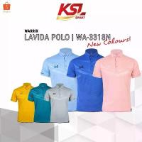 ราคา Warrix เสื้อโปโล พิมพ์ลาย วอริกซ์ WA-3318N 3318 LAVIDA สีทอง,คราม,เทา,น้ำเงิน,ฟ้าอ่อน ไม่ต้องรีด (1732960218110264461)