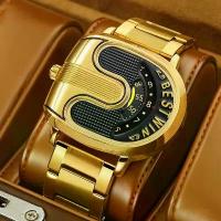 ราคา นาฬิกาผู้ชายสุดหรู, แบรนด์ชั้นนำ, การออกแบบที่ไม่เหมือนใคร, สายสแตนเลส, สีทอง, Dropship, คุณภาพสูง, เหมาะสำหรับผู้ชาย, Relogio Masculino (1732564365091964531)
