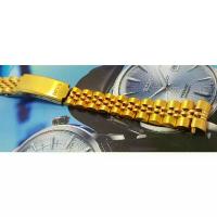 ราคา สายนาฬิกา สาย rado 14mm (รุ่นเก่า) สาย Jubilee หัวโค้ง ของแท้ สีทอง เก่าเก็บ (1733066594213921833)