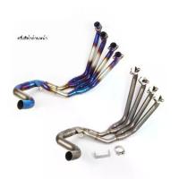 ราคา ท่อไอเสียหน้าสแตนเลสสำหรับมอเตอร์ไซค์สปอร์ตไบค์ CBR650 ที่ปรับแต่ง CBR650F สีน้ำเงิน 14-18 (1733712430694630830)