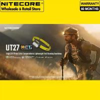 ราคา ไฟฉายคาดศีรษะ NITECORE รุ่น UT27 MCT ความสว่าง 800 ลูเมนส์ แสงสีสูงสามระดับ สีน้ำเงิน สีแดง และแสงกลางวัน น้ำหนักเบา เหมาะสำหรับการวิ่งเทรล พร้อมแบตเตอรี่ความจุ 1500mAh และปรับมุมเอียงได้ถึง 90 องศา (