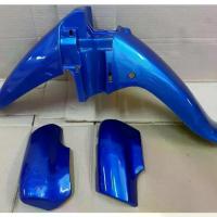 ราคา บังโคลนล้อหน้า พร้อมฝาครอบโช้ค wave100s สีน้ำเงิน เวฟ 110s ชุด 3 ชิ้น (1733230964595393977)