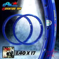 ราคา วงล้ออลูมิเนียม COM 1.40 X 17 Adventure Rim สีน้ำเงิน ขอบเรียบ ของแท้100% จำนวน 2 วง ล้อ COM ล้อคอมดาว วงล้อคอม ล้อขอบ17 (1734002267865646598)