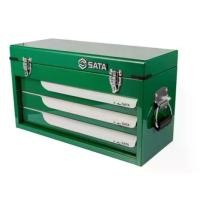 ราคา SATA 195133กล่องเครื่องมือโลหะ 3 ลิ้นชัก สีเขียว/195134กล่องเครื่องมือโลหะ 3 ลิ้นชัก สีดำวัสดุเหล็กกล้า พร้อมล็อคแยกกันได้ (1732960023637492758)
