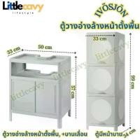 ราคา CODตู้วางอ่างล้างหน้าตั้งพื้น IVÖSJÖN อีเวอเควิน ตู้วางอ่างล้างหน้า+บานเลื่อน ตู้มีหน้าบาน สีเขียวTikTok (1732300441158321438)