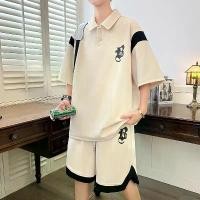 ราคา ชุดกีฬา แขนสั้น สำหรับเด็กชายและวัยรุ่น ทรงหลวม เสื้อเชิ้ตคอปก ลำลอง เสื้อยืดหล่อ ชุดสองชิ้น ระบายอากาศ โอเว่น 11 สีเขียว เสื้อผ้าเล่นกีฬาสำหรับเด็ก (1732195151859713382)