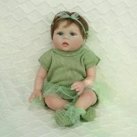 ราคา ตุ๊กตารีบอร์น น่ารัก 20 นิ้ว ทารกรีบอร์น ลูซี่ สีเขียว เสื้อสเวตเตอร์ถัก (1732456305844258161)