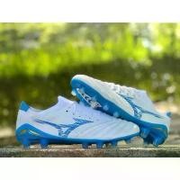 ราคา รองเท้าฟุตบอลสีน้ำเงิน สีเขียว สีฟ้า Mizuno รุ่น MORELIA NEO III BETA เมคอิน JAPAN -- รองเท้า สตั๊ ดมือ สอง ลูก เบอร์ (1733473565547530237)