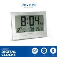 ราคา RHYTHM นาฬิกาตั้งโต๊ะดิจิตัลขนาดใหญ่ ตั้งปลุกได้ ปฏิทิน อุณหภูมิ สีเงิน 27.8 ซม-LCW018NR19 (1733250736847750664)