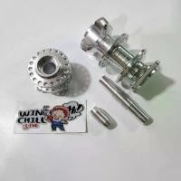 ราคา ดุมย่อ SONIC หน้า+หลัง ดิสเบรค สีเงิน (1734004895817238354)