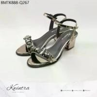 ราคา C37C26รองเท้าส้นสูงหน้าเพชร สูง 2นิ้ว Kwintra สีเทาเมทาลิค และ สีเงิน (1734336139333960833)