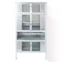 ราคา CLOSE ตู้กับข้าวอลูมิเนียม โครงเหล็ก 3 ฟต 6 ประตู SENSE-B92 ขนาด 92x43x166 ซม.สีเงิน (1734353064713226117)