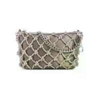 ราคา GUESS กระเป๋า ZALINA TOP ZIP SHOULDER BAG รุ่น EY935018 สีเงิน (1730829307623607046)
