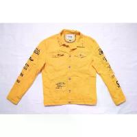 ราคา Taifeng เสื้อแจ็คเก็ตยีนส์ ผ้ายีนส์ยืด สีเหลือง ไซส์ S (สินค้ามือสอง สภาพดี) (1734359812795892796)