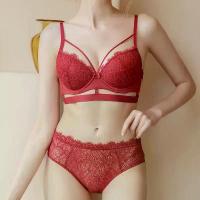 ราคา 2026 ชุดบราเซ็กซี่ลูกไม้ บราปักลายฉลุ ดันทรง ปีนักษัตร สีแดง ขนาดใหญ่ ชุดชั้นใน คอวีลึก พร้อมแผ่นรองหน้าอก (1734025201331439416)