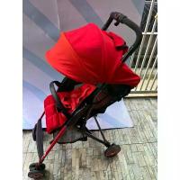 ราคา พร้อมส่ฃ‼️ส่งฟรี‼️รถเข็นเด็ก Combi F2 และ F2 plus สีแดง สภาพสวย นอนราบได้ (1734256984023992179)