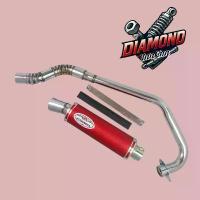 ราคา สปอตสินค้า ท่อสูตรเวฟ125 ท่อแต่งเวฟ125i ท่อโยชิมูระ สำหรับ W125 สีแดง (1732386047799821896)