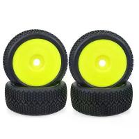 ราคา ล้อและยางขนาด 120 มม. จำนวน 4 ชิ้น พร้อมขอบหกเหลี่ยมขนาด 17 มม. สำหรับรถบังคับวิบาก RC ขนาด 1/8 รถบรรทุกออฟโรด สีแดง Cat รุ่น VRX HPI Kyosho HSP Wltoys (1734158463382488378)