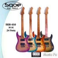 ราคา Sqoe SEIB-650 | กีตาร์ไฟฟ้า 24 เฟรต สไตล์ Modernstrat เบา โดดเด่นมีสไตล์ มีเก็บปลายทาง (1730964991129979088)