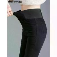 ราคา กางเกงยีนส์ทรงดินสอ ทรงสลิม สีดำ โอเวอร์ไซส์ 26-38 สำหรับผู้หญิง เอวสูง เดนิม ทรงสลิม ยืดได้ เลกกิ้ง Vaqueros กางเกงยีนส์ลำลอง สไตล์ 2024 (1732800352123389357)