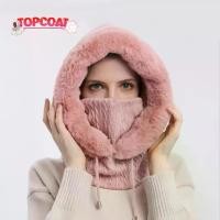 ราคา หมวก ขน นุ่มหมวกกันหนาว 4 in 1 บุขนแกะสามารถใส่ติดลบได้ (1734353094619334231)