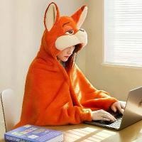 ราคา ผ้าคลุมอาบน้ำแบบมีฮู้ดสองด้านของ Zoobies Stitch หมีสตรอว์เบอร์รี่ Nick ผ้าห่มขนนุ่ม ผ้าห่มฮู้ด zootopia ดิสนีย์ โลตัส ผ้าห่มสอดแขนสําหรับผู้ใหญ่ ผ้าห่ม สติช มี หมวก หมอนผ้าห่ (1733538519625991979)