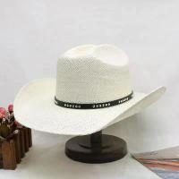ราคา หมวกทอแข็ง หมวกคาวบอยอัศวิน หมวก Fedora ปีกม้วน หมวกฟาง (1730087743381080624)
