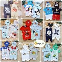 ราคา สินค้าขายดี- ✧ชุดบอดี้สูท รอมเปอร์หมีคู่ + หมวก (แรกเกิด - 9เดือน)❋ (1733727333954979694)