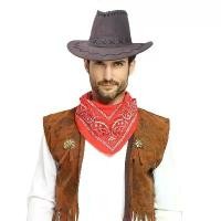 ราคา cp82.1 เซ็ทคาวบอยผู้ใหญ่ เสื้อกั๊ก หมวก ผ้าประดับคอ กัน ใส่ออกงาน ในธีมคาวบอย cowboy (1734258664713258416)