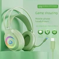 ราคา หูฟังครอบหู หูฟังครอบ หูฟัง Android Type-c Apple iPad แท็บเล็ตเกมชุดหูฟังแบบมีสายพร้อมไมโครโฟน (1734367474325030063)