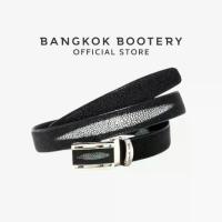 ราคา BANGKOK BOOTERY เข็มขัด รุ่น Auto Buckle หนังปลากระเบน หนังแท้ (1732699218896323726)