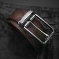 ราคา เข็มขัดหนังแท้ เข็มขัดหนังชั้นบน ทำมือโดยผู้ชาย สไตล์วินเทจ ดีไซน์เรียบง่าย ผลิตจากหนังพืช มีหัวเข็มขัดแบบหมุด เหมาะสำหรับใส่ทำงาน เข็มขัด (1733476379400373487)