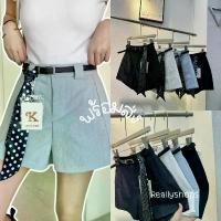 ราคา Reallyshops #9356(K) กางเกงขาสั้น เข็มขัด+ผ้า เอวยางยืด ผู้หญิง พร้อมส่ง (1733396292650043218)