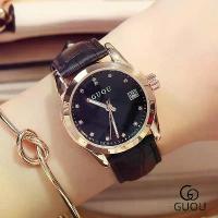 ราคา Guou Guou นาฬิกา เรียบง่าย เรืองแสง ตัวชี้ เข็มขัด พร้อมปฏิทิน แฟนเดียวกัน เรียบหรู นาฬิกาผู้หญิง (1730883228737243144)
