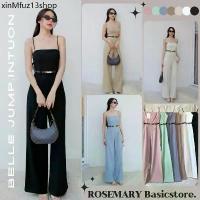 ราคา ☼ จั้มสูทขายาวสายเดี่ยว+เข็มขัด งานป้าย #Rosemary Basicstore✽ (1733453351281526104)