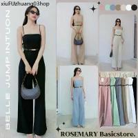 ราคา ♚ จั้มสูทขายาวสายเดี่ยว+เข็มขัด งานป้าย #Rosemary Basicstore♬ (1733241528104879505)